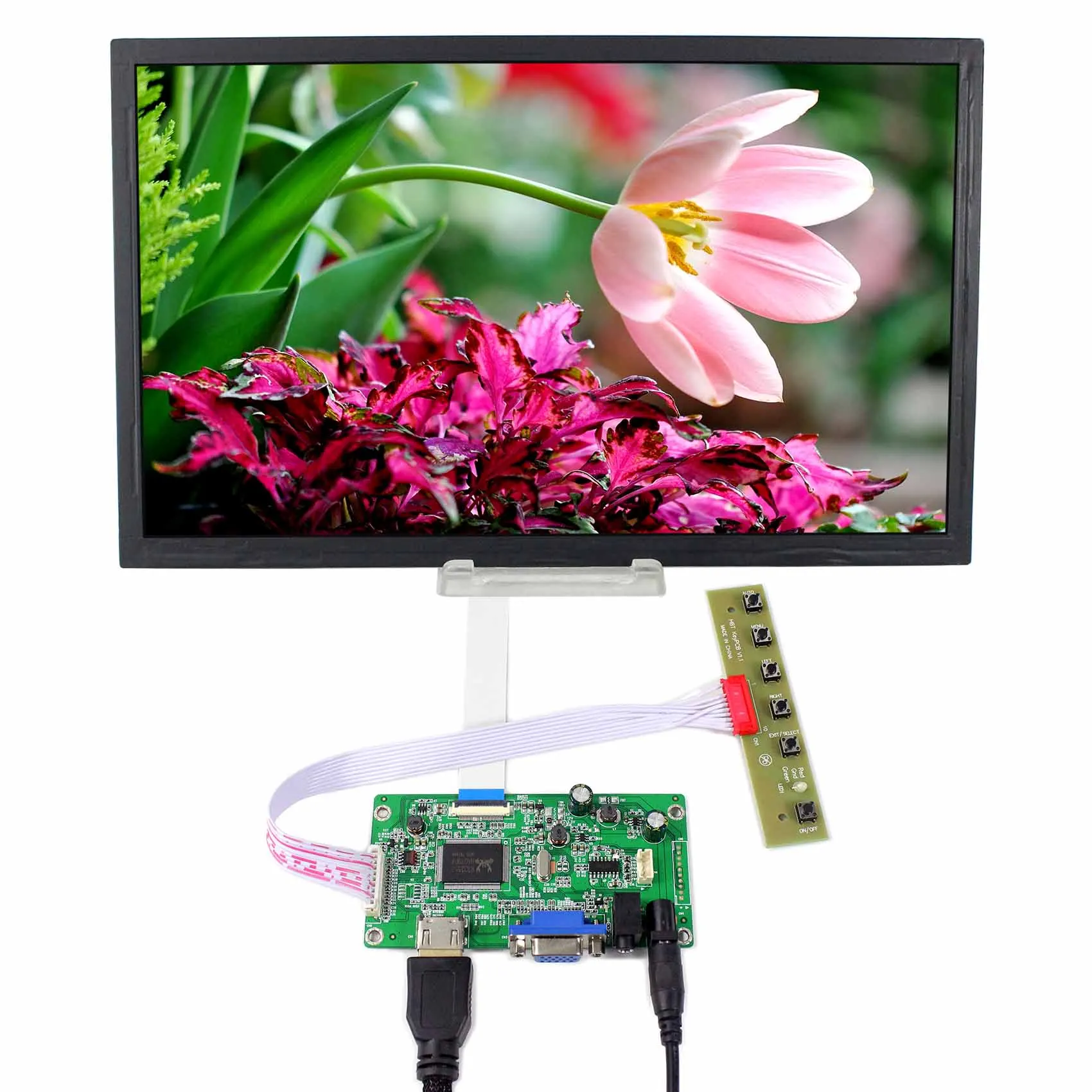 ЖК экран 13 3 дюйма NV133FHM N53 1920x1080 IPS с платой контроллера H DMI VGA LCD|Запасные части| |