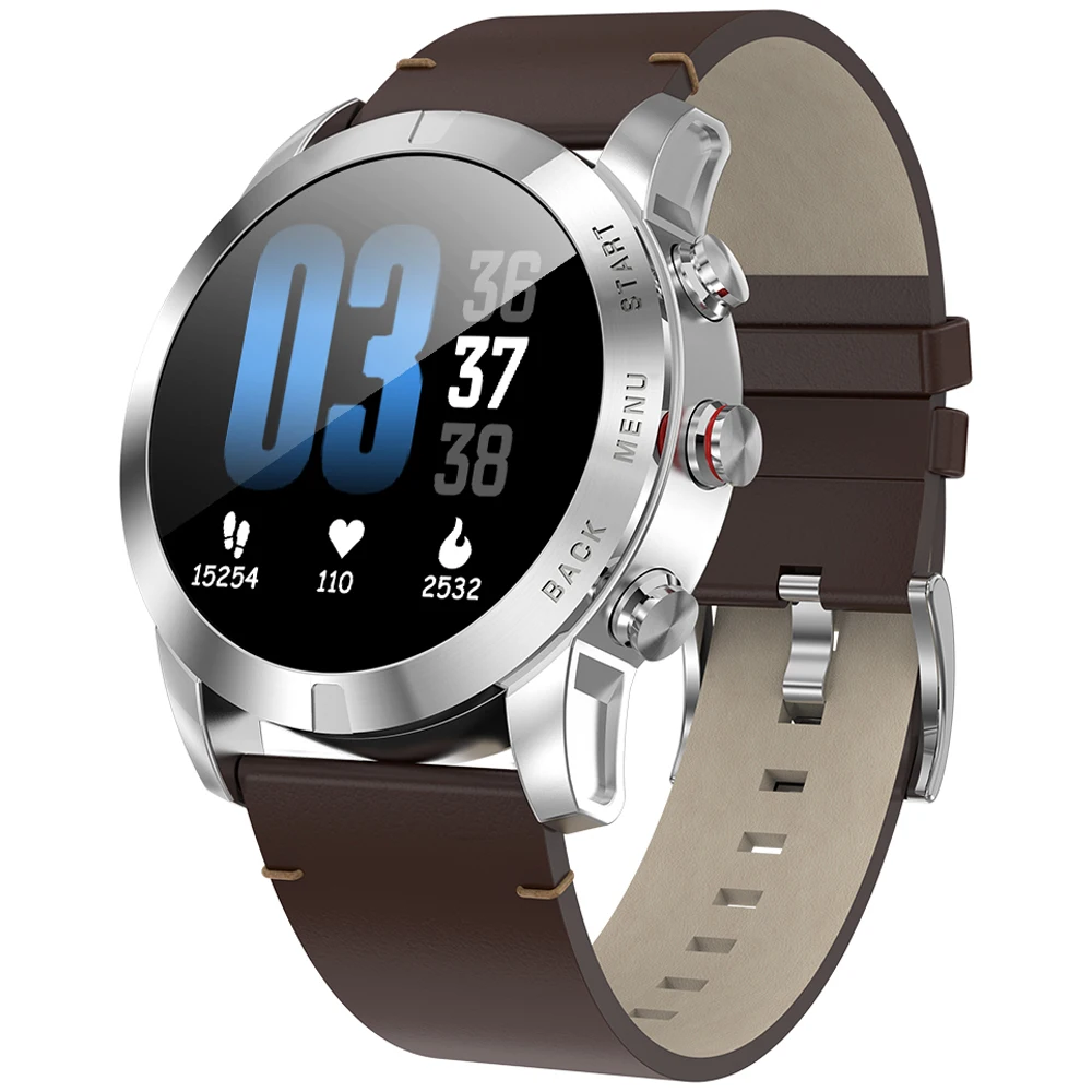 DTNO.I S10 Smart Watch 1.3 Inch Nordic NRF52832QFAA 64KB RAM 512KB ROM Heart Rate Monitor Step Count Sedentary Reminder IP68