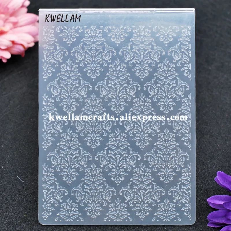 

Diamond Pattern Plastic Embossing Folder For Scrapbook DIY Album Card Tool Plastic Template 10.6x14.5cm KW7121503