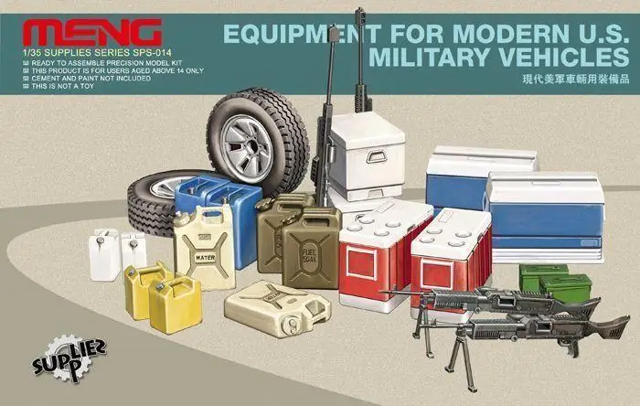 

Meng Model 1/35 SPS-014 Equipment for Modern U.S. Military Vehicles