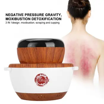 

Body Relax 3 in 1 Moxibustion Scraping Cupping Smokeless Fumigation Warm Moxibustion Instrument Massageador l