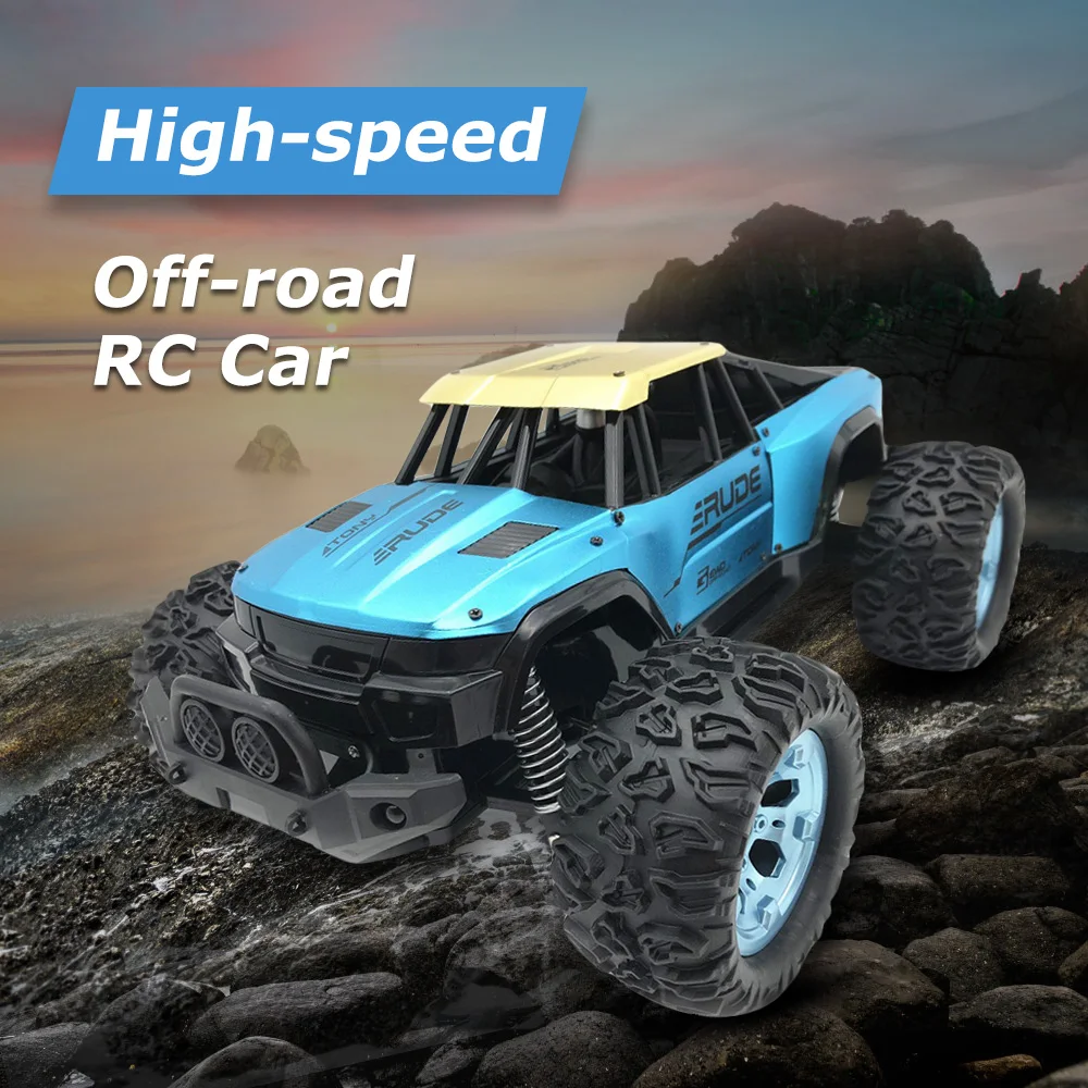 

High Speed Drifting RC Cars Alloy Off-Road Vehicle Toy Shock Absorber Design Long Distance Remote Control RC Car Toys