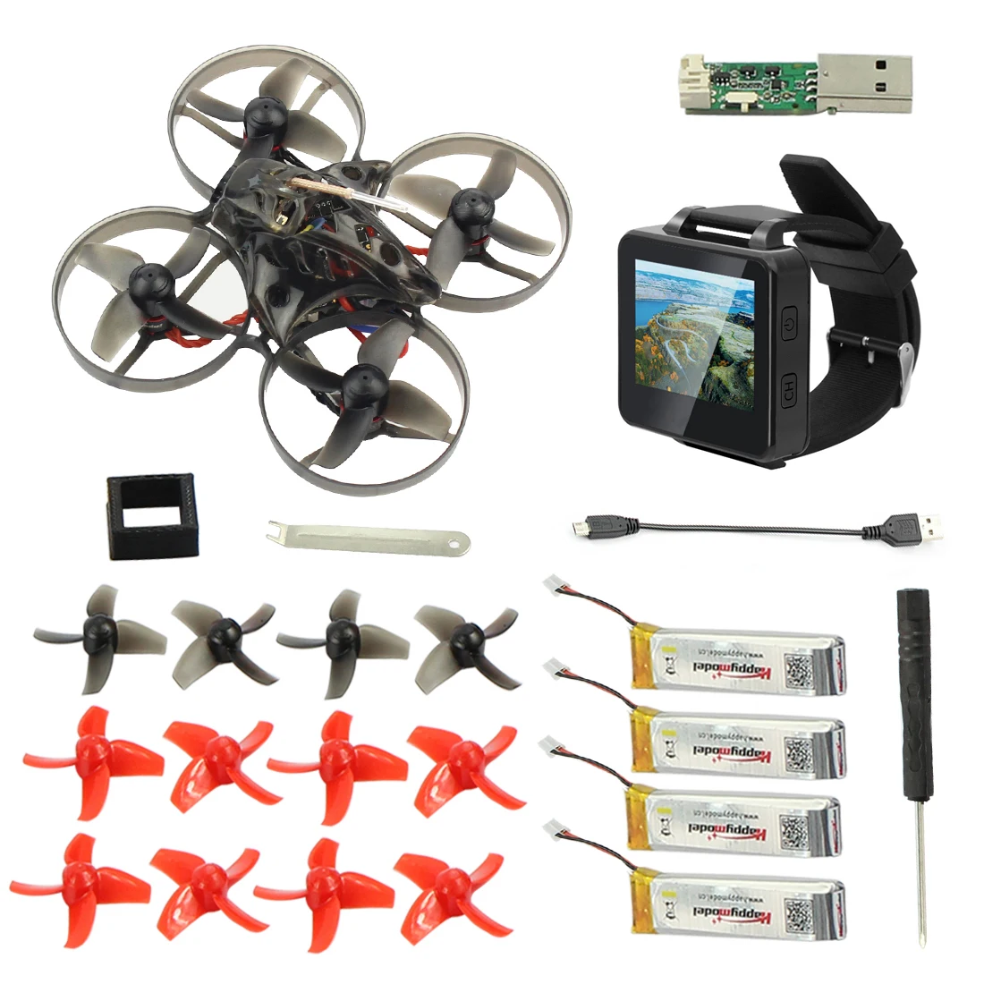 Мини Mobula 7 75 мм BOS200RC с видом от первого лица часы Crazybee F3 Pro OSD 2 S BWhoop гоночный Дрон Квадрокоптер BB2 ESC с управлением от первого лица без контроллера Frsky Flysky
