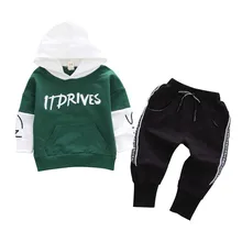 Best Price Spring Autumn Children Cotton Clothes Baby Girls Boys Sport Letter Hooded Sweatshirt Pants 2Pcs/Set Toddler Casual Tracksuits Best Price Spring Autumn Children Cotton Clothes Baby Girls Boys Sport Letter Hooded Sweatshirt Pants 2Pcs/Set Toddler Casual Tracksuits