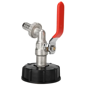 

Garden Tap 1/2" Hose Fitting IBC Tank Adapter S60X6 To Brass Oil Fuel Water Household Replacement Plug Connector