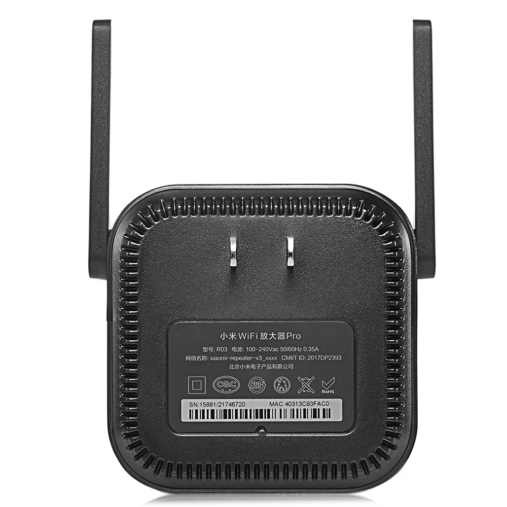 Оригинальный Xiao mi WiFi усилитель Pro 300 Мбит/с ретранслятор jia Wifi сигнал 2 4G