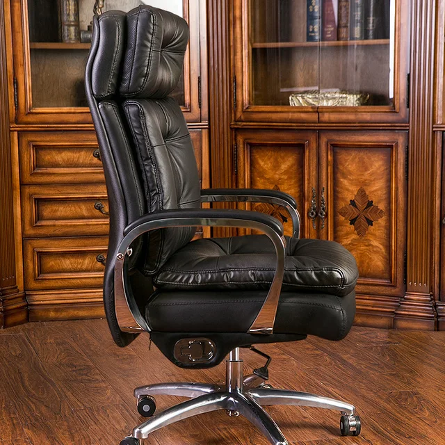 Cheap Quality Genuine Leather Ergonomic Executive Office Chair Reclining Computer Chair Lying Massage Lifting Boss sedie ufficio Cheap Quality Genuine Leather Ergonomic Executive Office Chair Reclining Computer Chair Lying Massage Lifting Boss sedie ufficio