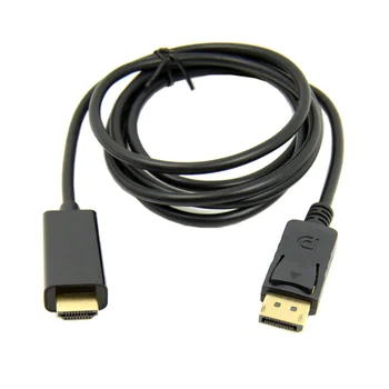 

DP to HDMI Cable Adapter Male To Female Cable for PC Display Port to 1080P HDMI Cable Adapter Video Cable 6ft Audio 10pcs/lot