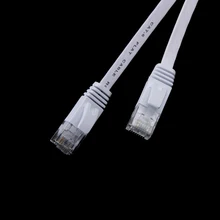 15 м Cat5e RJ45 Ethernet сетевой патч кабель-адаптер Белый кот 5e обратная совместимость с Cat 5e и Cat 5 окружающей среды