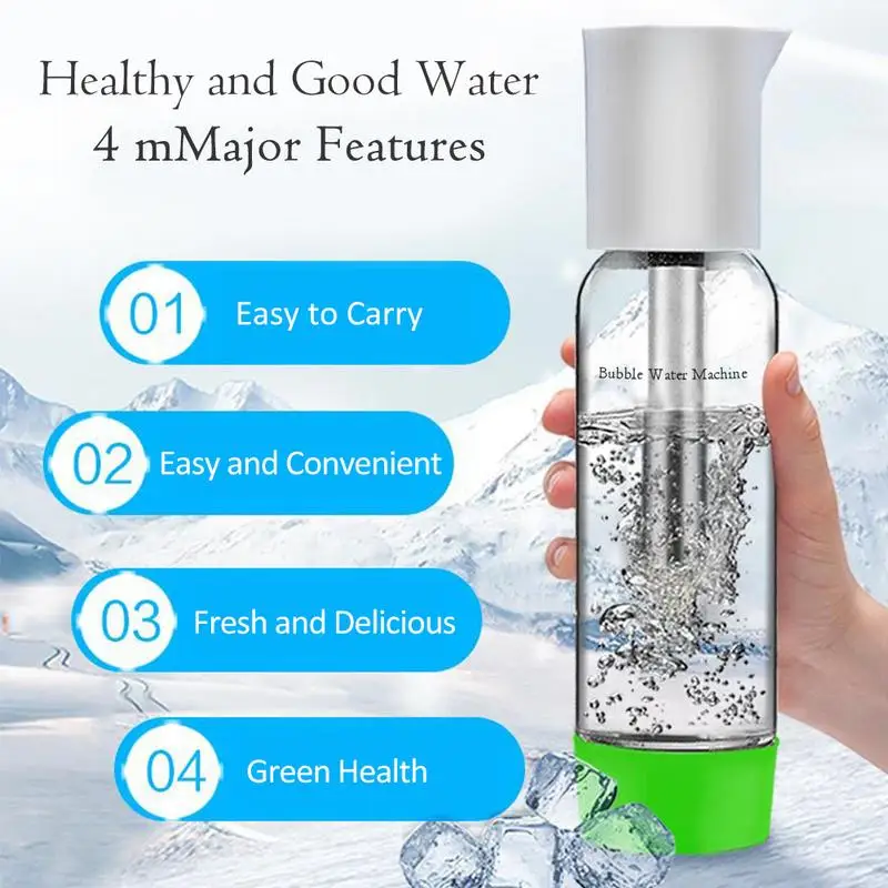 

Sparkling Water Maker Soda Cold Drink Maker Bubble Machines Carbonated Drink Machine MS-600Y/G