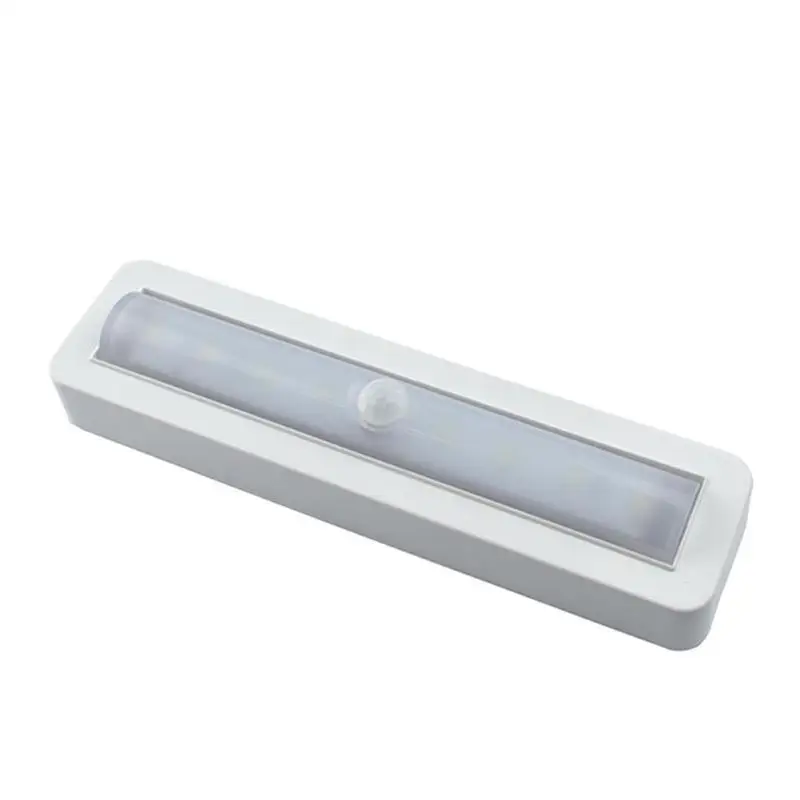 

AAA Battery Operated 8 LED Night Light IR Motion Sensor Light Bar 120 Degree Rotating Wardrobe Cabinet Lamp Pathway Stair Light