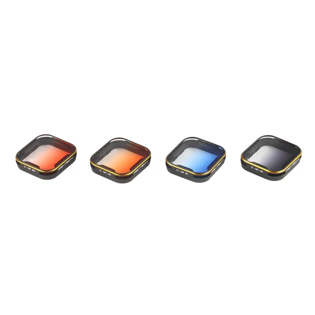 

Hot 4pcs Graduated Color Lens Filter Set Grey/Blue/Orange/Red for GoPro Hero 5