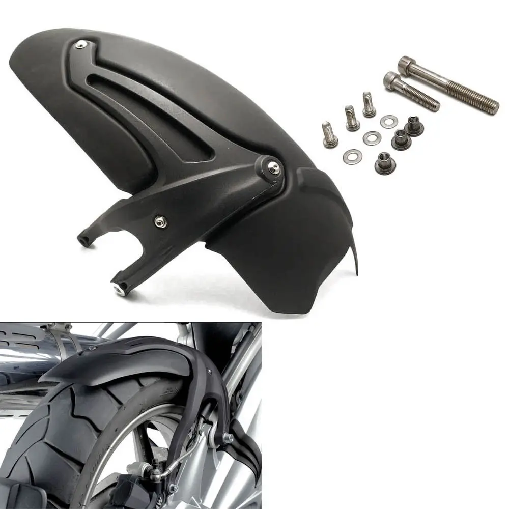 

1pcs Black Motorcycle Rear Wheel Hugger Fender Mudguard Mud Splash Guard For B-MW R1200GS 2008-2012