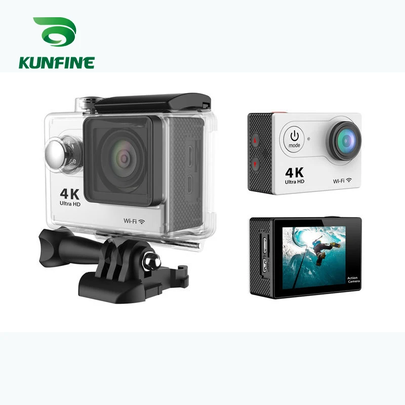 KUNFINE Ultra HD 4K спортивная видеокамера DV Action 2 0 &quotэкран 170 WiFi CMOS сенсор