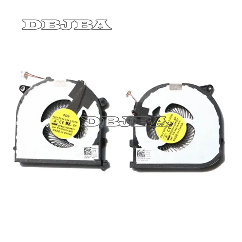 Новый вентилятор для Dell XPS 15 9550 Precision 5510 CPU + GPU охлаждающий DFS501105PR0T DFS501105PQ0T 0RVTXY 036CV9