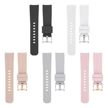 

Silicone Sport Watch Band Replacement Wrist Strap for Samsung Galaxy Watch Active 40mm SM-R500/42mm SM-R810/SM-R815 /Gear Sport