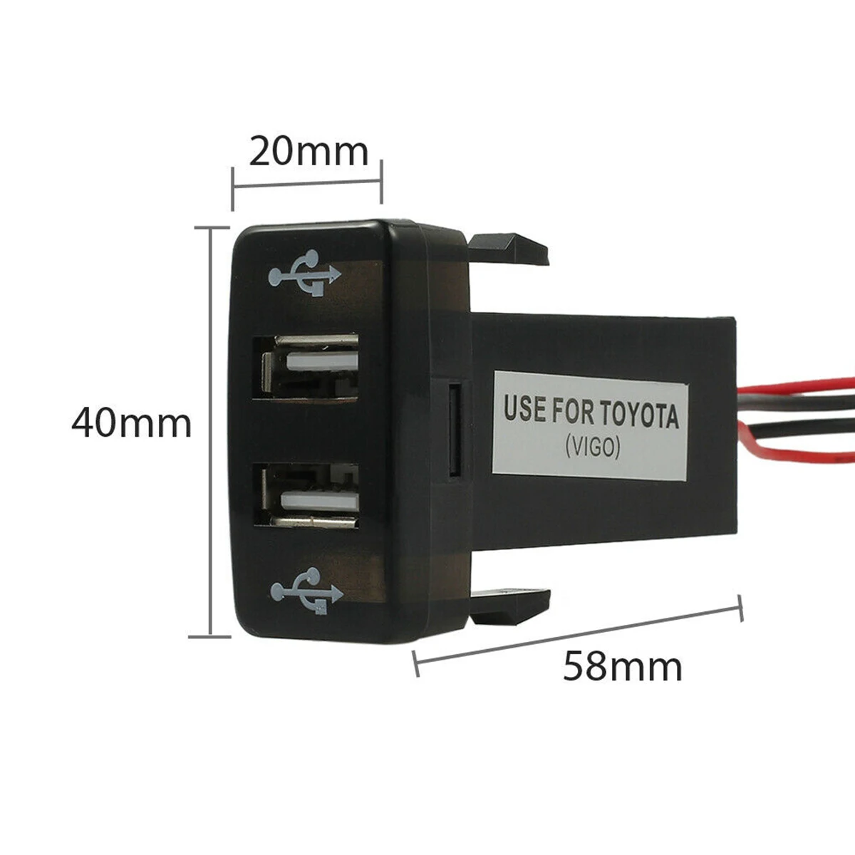 12 В двойной USB порт автомобильное USB зарядное устройство 2 порта зарядное устройство переходник для Toyota для большинства мобильных телефонов ... 12 В двойной USB порт автомобильное USB зарядное устройство 2 порта зарядное устройство переходник для Toyota для большинства мобильных телефонов ...