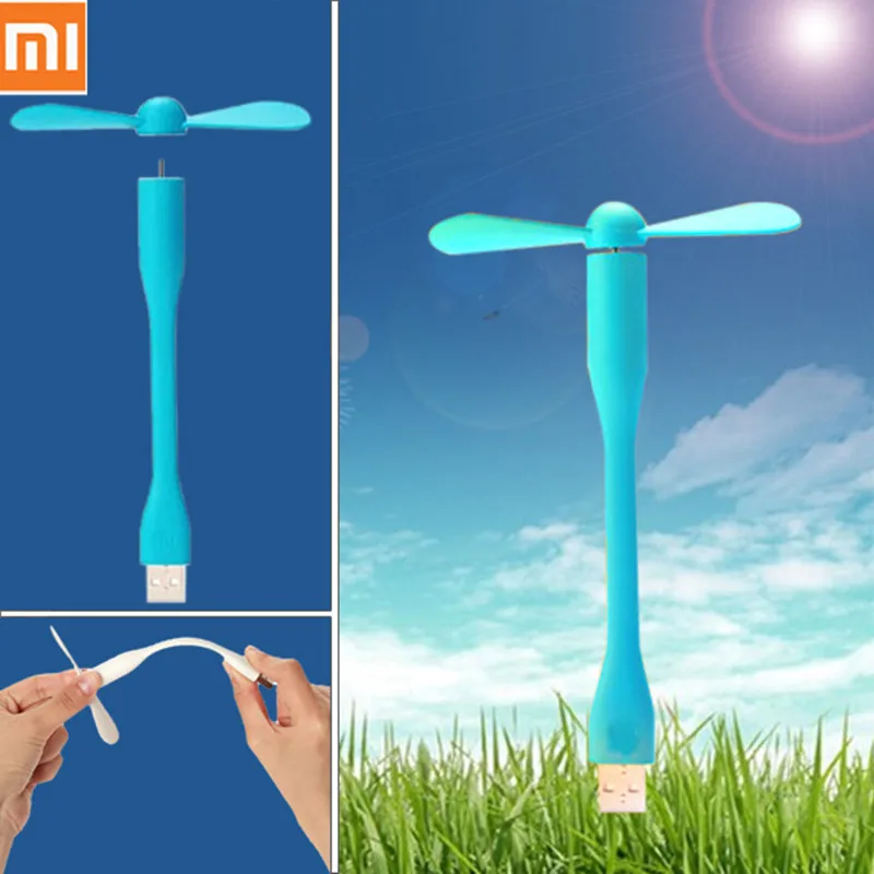 

Original Xiaomi Mijia Fans USB Light Flexible Detachable Portable Fan LED Light with Switch Control Pocket Size for laptop phone