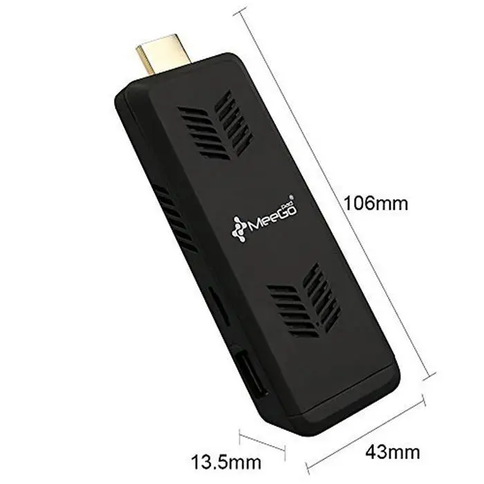 Meegopad T07 2 Гб ОЗУ 32 ПЗУ Bluetooth Wifi Мини ПК Официальный Лицензированный Cherry Trail Z8350
