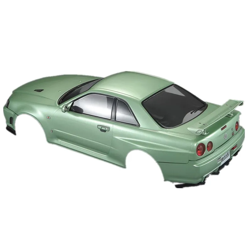 Killerbody 48645 для автомобиля 1:10 RC NISSAN SKYLINE (R34) готовый корпус Champaign gold 1/10 Touring Gold