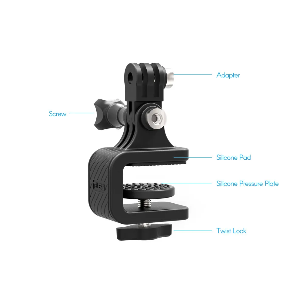 TELESIN для серфинга скейтборд стабилизатор кронштейн держатель подставки зажим для экшн-камеры GoPro Hero 7/6/5/4/3+ для спортивной экшн-камеры Xiaomi YI 4k