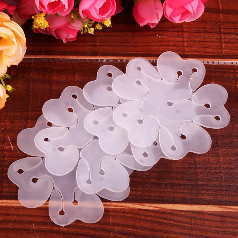 

10pcs/ 30pcs/ 100pcs Flower Shape Style Balloons Clips Balloon Plastics Holder