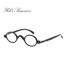 Yok's, мини очки для чтения с полной оправой, оптические очки для дальнозоркости, диоптрий+ 100 до+ 400, леопардовая оправа, маленькие круглые UN1191