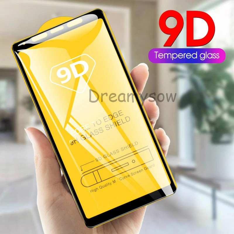 

9D Screen Protector For Samsung A30 A50 A40 M20 M30 S10E Full Cover Glas Tempered Glass For Samsung Galaxy A7 A9 A6 A8 Plus 2018