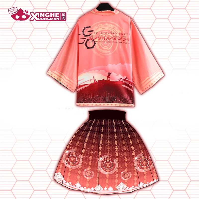 Milky Way Sword Art онлайн интерактивный пистолет со вспышкой harajuku haori куртка японское