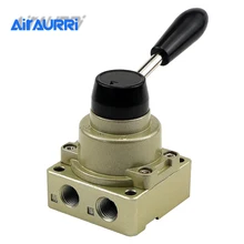 HV-200D RC1/4 Pneumatic switch three four-way hand rotary valve one to two manual air valve switch reversing valve HV-200D RC1/4 Pneumatic switch three four-way hand rotary valve one to two manual air valve switch reversing valve