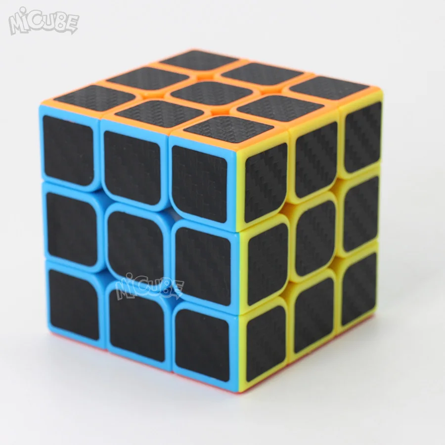 Кубик из углеродного волокна волшебный 3x3x3 скоростной кубик 3x3 Moyu Игра