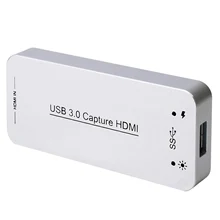 Usb 3,0 адаптер для захвата, Hdmi к Usb 3,0 устройство для записи в реальном времени для Ps4 Xbox One 360, Full Hd 1080P 60Fps, Dri