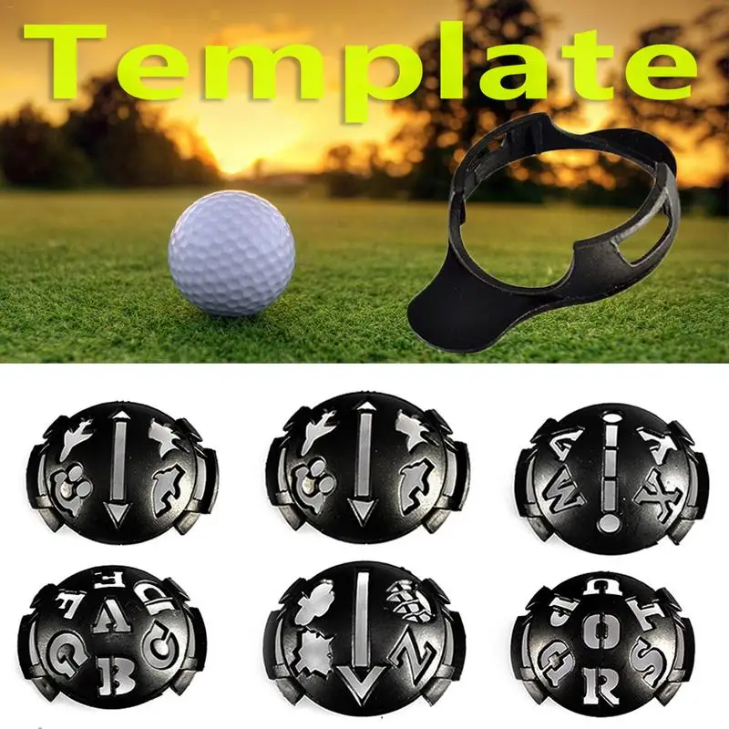

Golf Scribe Accessories Supplies Black Golf Ball Clip Liner Marker Pen Template Alignment Marks Tool Putting