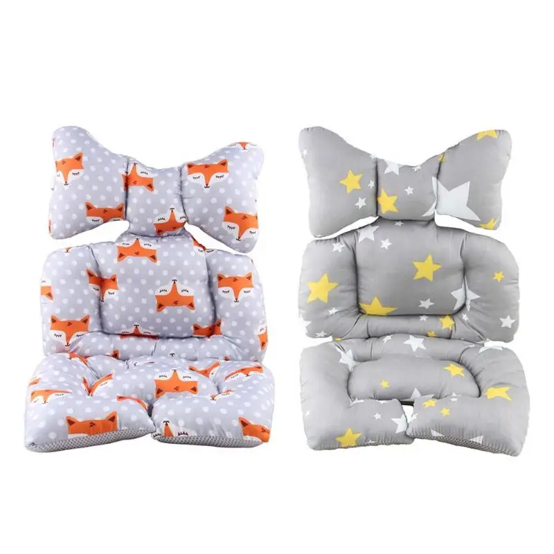 

Fashion Printed Baby Stroller Thicken Cushion Printed Carriage Pram Cart Seat Pad Cover Mat Mattress Pram Stroller Accessories
