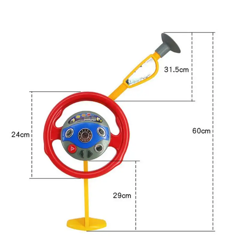 Детское электронное заднее сиденье водителя, автомобильное сиденье, рулевое колесо, образовательная игрушка-игра, Классическая Игрушка, детская игрушка, Многофункциональная игрушка