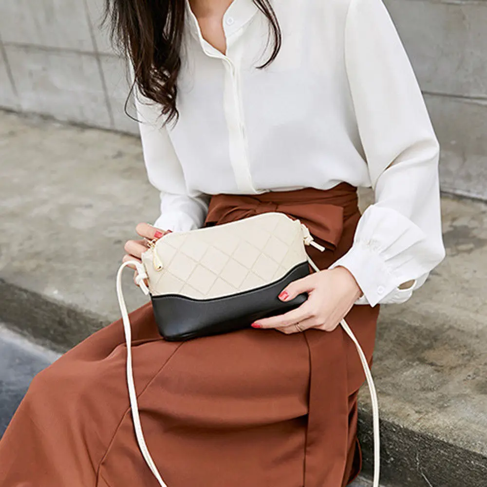 الأزياء حقيبة ساعي قذيفة حقيبة كتف السفر Crossbody حقيبة المرأة عارضة خليط يد الإناث عارضة حبال رسول