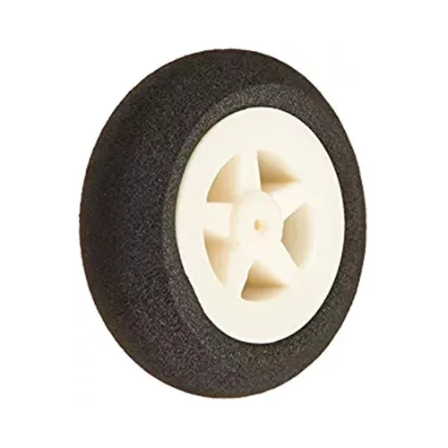 

JABS 6pcs RC Electric Plane Plastic Hub Landing Sponge Tire Wheel 35mm 1.4