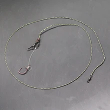 1 шт. размер(2#6#8#) крючок для ловли карпа, готовые волосы, комбинированные снасти, волосы Chod, рыболовная линия, рыболовная группа, крючки, снасти