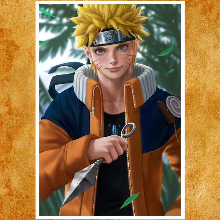 

1 Panel Canvas Printed Naruto Sasuke Animation Poster Home Decor For Living Room Picture Wall Painting Modern Canvas Wholesale