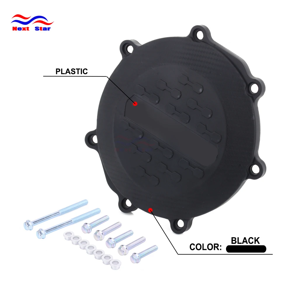 

Motorcycle Black Clutch Cover Guard Engine Protection Cap Kits For YAMAHA YZ450F 2010-2017 WR450F YZ450FX 2016-2017 YZF 450 450X