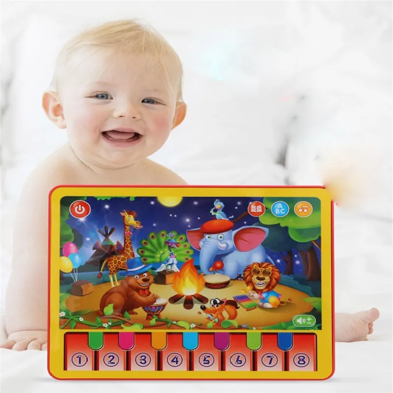

Early Eduational Learning Machine Animals Concert Learning Pad With Stories Songs Sensitively Screen Multi-functional Children