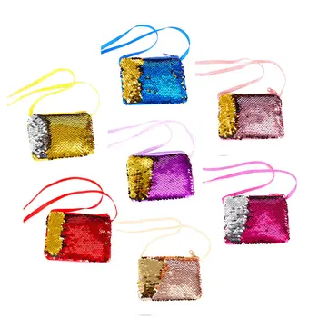 

Baby Sequins Coin Purse Change Wallet Kids Pouch Glittering Clutch Bags Satchel