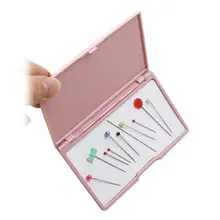 DIY магнитная игла коробка для хранения руководство пластик иглы всасывания коробка милый розовый Швейные аксессуары прочный практичный Быстрая