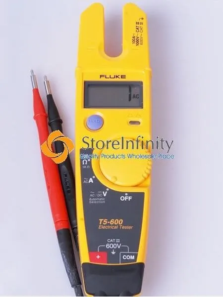 FLUKE T5-600 клещи непрерывность текущий Электрический тестер с кобурой H6