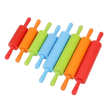 

Fondant Cake Dough Roller Rolling pin Bakeware Cooking Tools Pastry Tools Non-Stick Silicone Cookies Biscuit Embossing