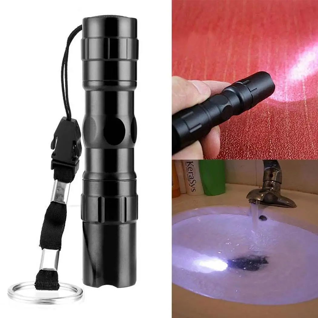 

New Hiking Night Fishing Riding LED Police Flashlight(Battery not included) Mini Flashlight Torch Lamp Light