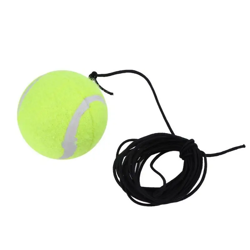 67 мм Диаметр высокая эластичность самообучающийся шерстяной теннисный мяч для тренировок w/3,7 метров съемный RopeString для тренировок конкурентов