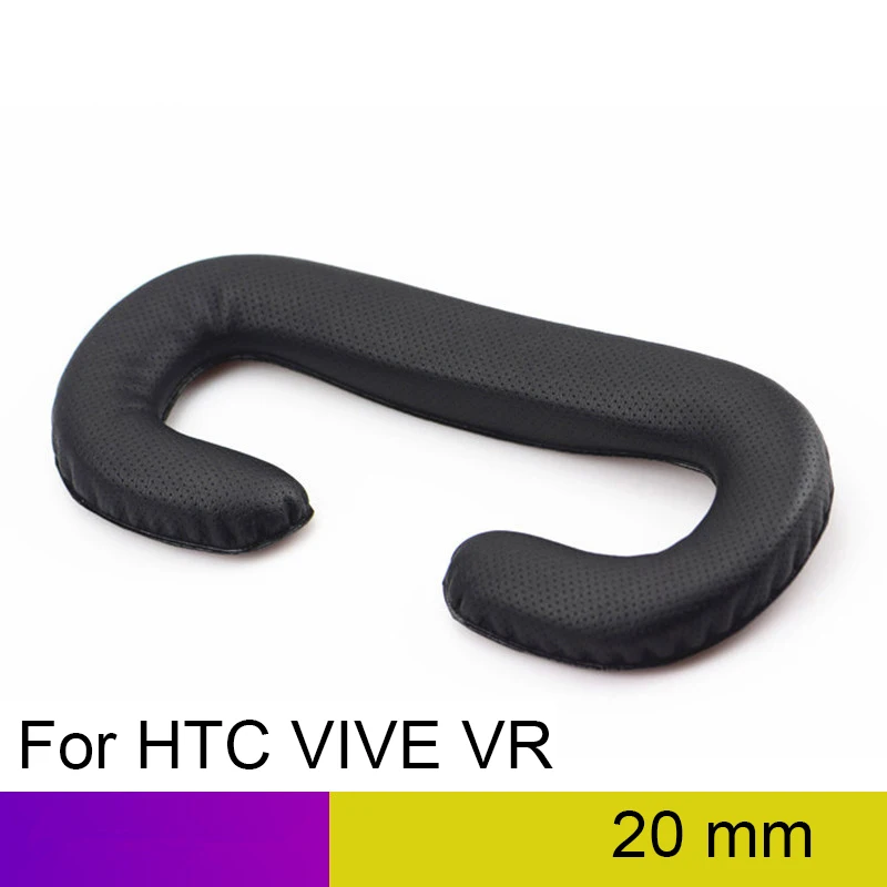 Сменная Накладка для глаз CLAITE из искусственной кожи с пеной HTC VIVE Headset VR черная