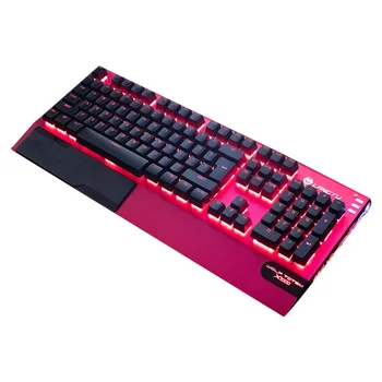 

Original K100 USB Wired Gaming Mechanical keyboard for PUBG e-sports keyboard black/blue switch big wrist rest