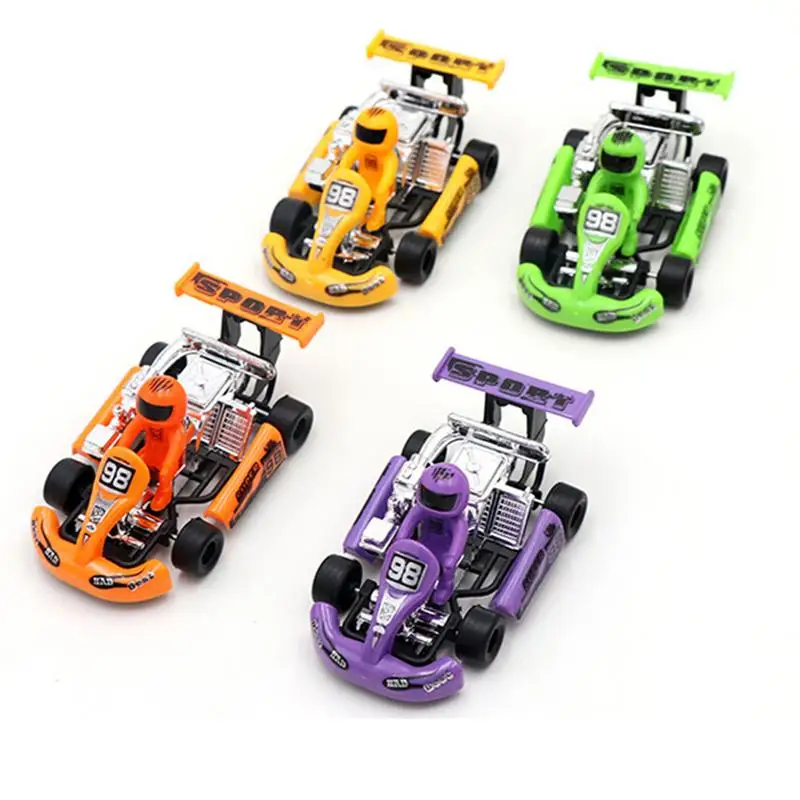 1 шт. новый гоночный автомобиль power Kart детская головоломка игрушка оптовая продажа формула машинки инерционные автомобиль с цветом